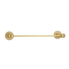 Emtek 2802306US19 - Brass Modern TowelBar, Hammered Rosette, 30'', US19