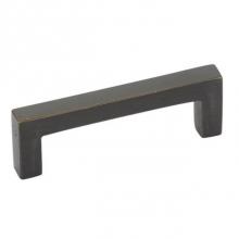 Emtek 86667FB - Rustic Modern Cabinet Pull, 3-1/2'' C-C, FB