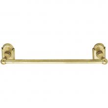 Emtek 260213US10B - Brass Twl Bar, Rect Ros, 18'' 10B