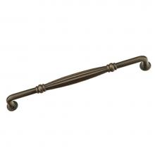 Emtek 86347MB - Fluted Bronze Appliance Pull, 12'', MB