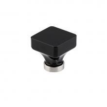 Emtek 86559US10B - Lido Wardrobe Knob, Black, 1-5/8'', US10B