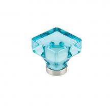 Emtek 86553US15 - Lido Wardrobe Knob, Cyan, 1-5/8'', US15