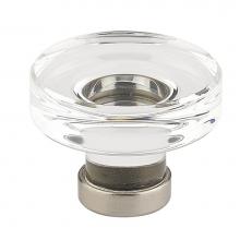 Emtek 86570US26 - Grayson Crystal Knob, Cabinet, 1-3/4'', US26