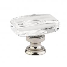 Emtek 86566US15 - Windsor Crystal Knob, Cabinet, 1-1/4'', US15