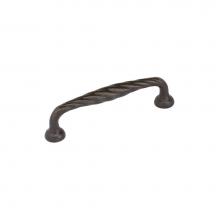 Emtek 86240MB - Tuscany Bronze Twist Pull, 10'' C-C, MB