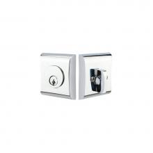 Emtek 8475US10B - NEOS Modern No.2 Deadbolt, Sgl, US10B