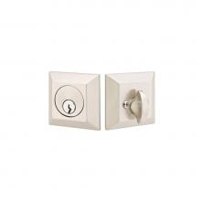 Emtek 8478US10B - Brass Quincy Rose Deadbolt, Sgl, US10B