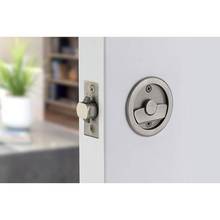 Emtek 2144US15 - Round Tubular Pocket Door Passage, US15