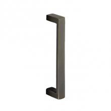 Emtek 86180FB - Rustic Modern Rectangular Bronze 8'' Pull, FB