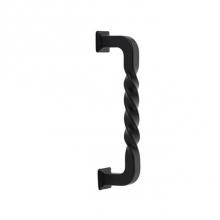 Emtek CS86069FB - Concealed Surface Mount, Tuscany 8'' Twist Pull, FB