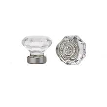 Emtek 86010US10B - Old Town Glass Cabinet Knob, 1'', US10B