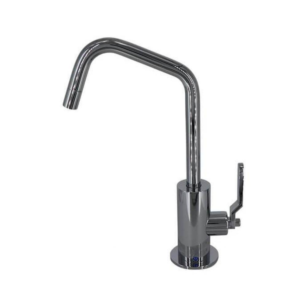 Point-of-Use Drinking Faucet with Contemporary Round Body & Industrial Lever Handle (120°