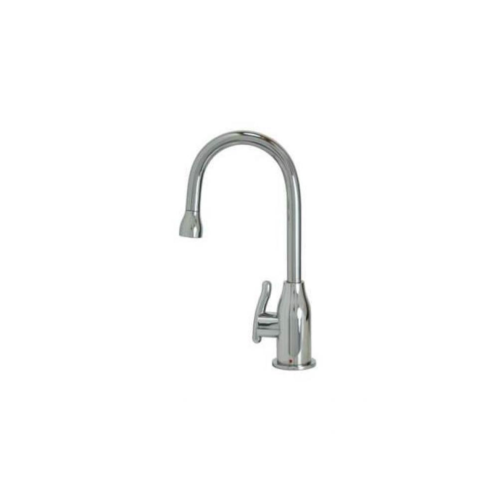 Hot Water Faucet with Modern Curved Body & Handle