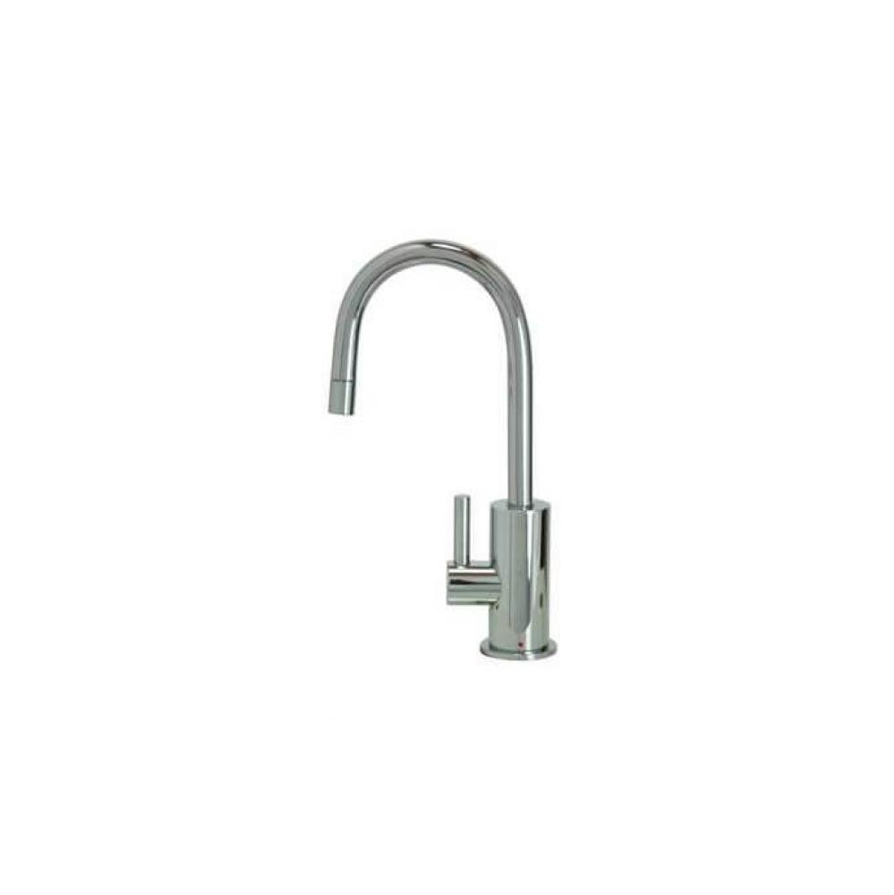 Hot Water Faucet with Contemporary Round Body & Handle