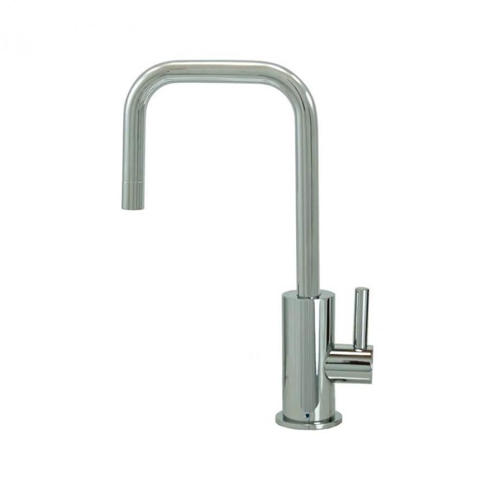 Point-of-Use Drinking Faucet with Contemporary Round Body & Handle (90° Spout)