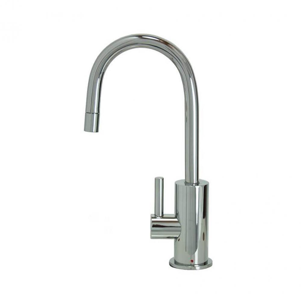 Hot Water Faucet with Contemporary Round Body & Handle