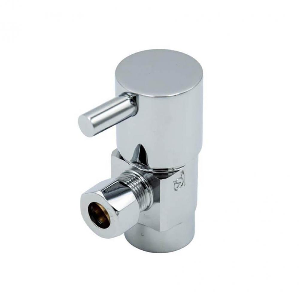 Contemporary Lever Handle with 1/4 Turn Ceramic Disc Cartridge Valve - Lead Free - Angle (1/2&apos