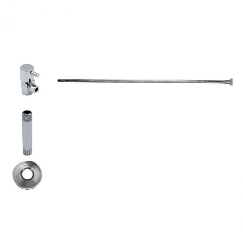 Toilet Supply Kit - Contemporary Lever Handle with 1/4 Turn Ceramic Disc Cartridge Valve (MT5001L-