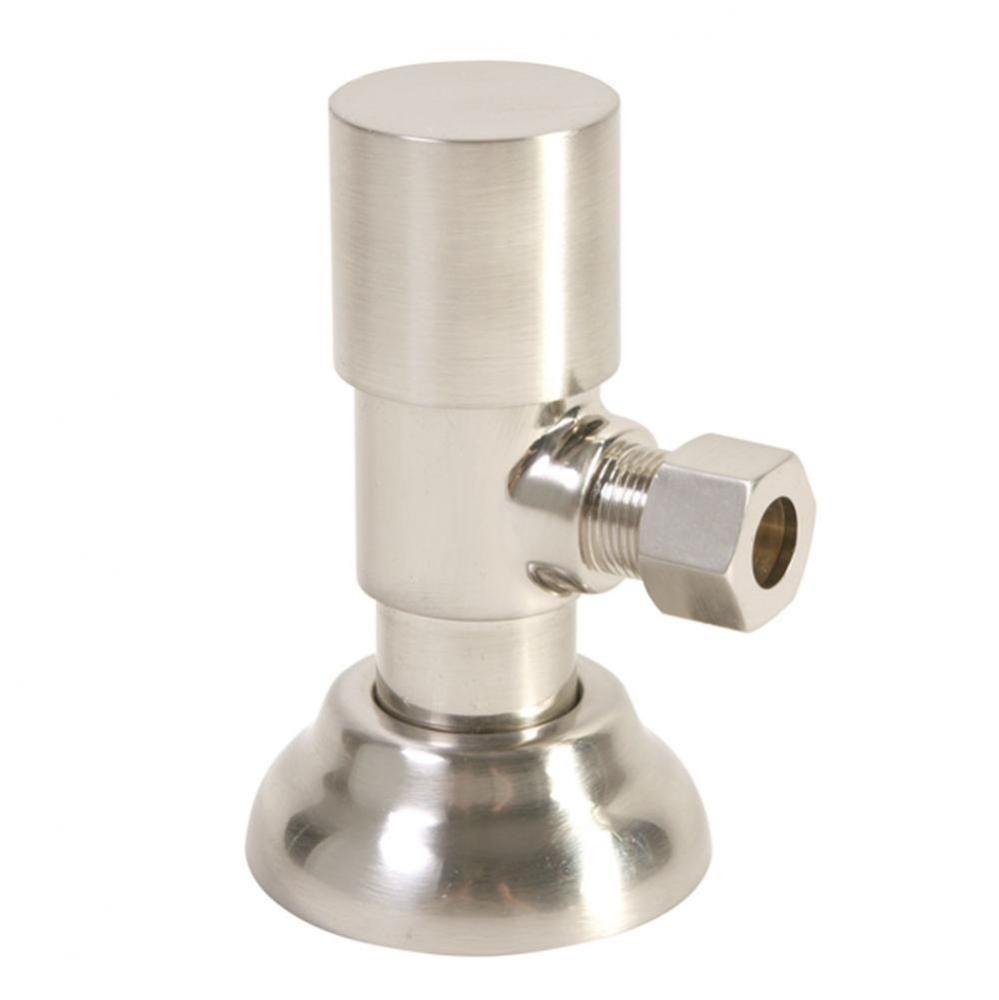 Contemporary Round Handle with 1/4 Turn Ceramic Disc Cartridge Valve - Lead Free - Angle (1/2&apos