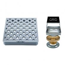 Mountain Plumbing MT526B/CPB - Basket Weave 45 Shower Drain Grid Assy