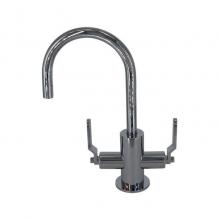 Mountain Plumbing MT1841-NLIH/BRS - Hot & Cold Water Faucet with Contemporary Round Body & Industrial Lever Handles