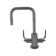 Mountain Plumbing MT1831-NLIH/SB - Hot & Cold Water Faucet with Contemporary Round Body & Industrial Lever Handles (90°