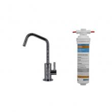 Mountain Plumbing MT1823FIL-NL/MB - Point-of-Use Drinking Faucet with Contemporary Round Body & Handle (120° Spout) & Mou