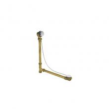 Mountain Plumbing BDR20SBR45/ULB - Brass Body Cable Operated Bath Waste & Overflow Drain with Patented Flexible Overflow Neck for
