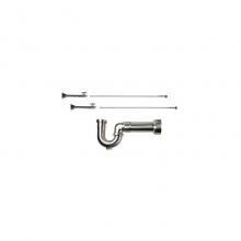 Mountain Plumbing MT317MASS-NL/FG - Lavatory Supply Kit - Brass Oval Handle with 1/4 Turn Ball Valve (MT317-NL) - Straight Sweat, Mass