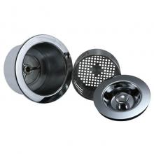 Mountain Plumbing MT115/PVDORB - 3-in-1 – 3-1/2'' Kitchen Sink Strainer with Stopper Lid and Lift-Out Basket