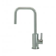 Mountain Plumbing MT1833-NL/WH - Point-of-Use Drinking Faucet with Contemporary Round Body & Handle (90° Spout)