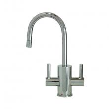 Mountain Plumbing MT1841-NL/ACP - Hot & Cold Water Faucet with Contemporary Round Body & Handles