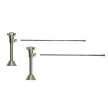 Mountain Plumbing MT8122X-NL/CHBRZ - Lavatory Supply Kit - Brass Cross Handle with 1/4 Turn Ceramic Disc Cartridge Valve (MT416X-NL) -