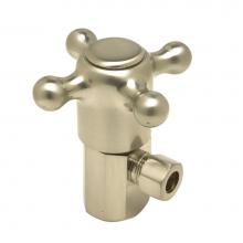 Mountain Plumbing MT4001X-NL/CPB - Brass Cross Handle with 1/4 Turn Ceramic Disc Cartridge Valve - Lead Free - Angle (1/2''