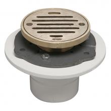 Mountain Plumbing MT507A/CPB - 4'' Round Complete Shower Drain - ABS