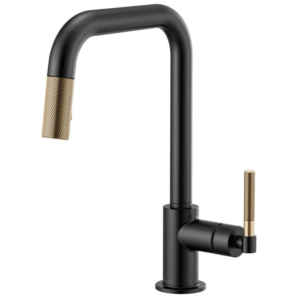 Litze® Pull-Down Faucet with Square Spout and Knurled Handle