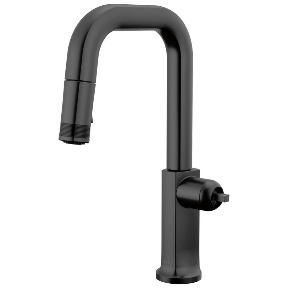 Kintsu® Pull-Down Prep Faucet with Square Spout - Less Handle