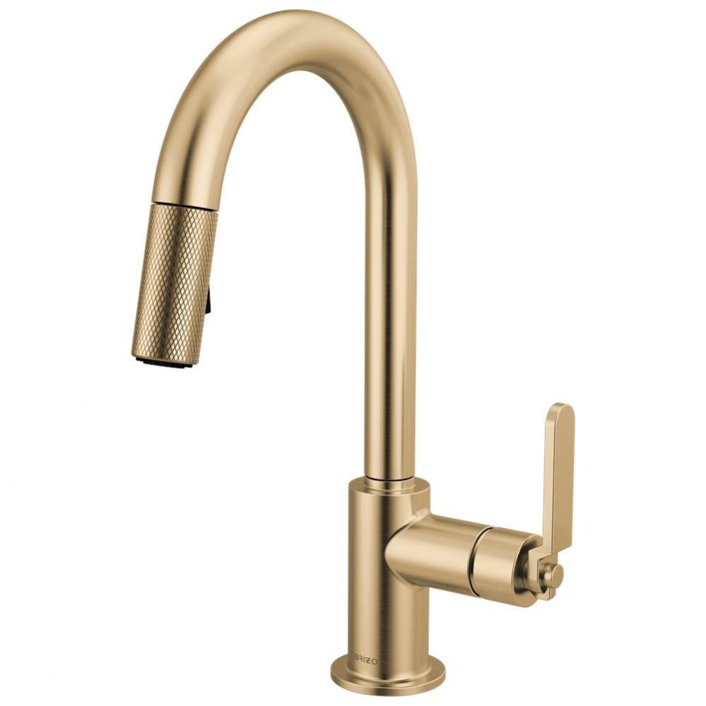 Litze® Pull-Down Prep Faucet with Arc Spout - Industrial Handle