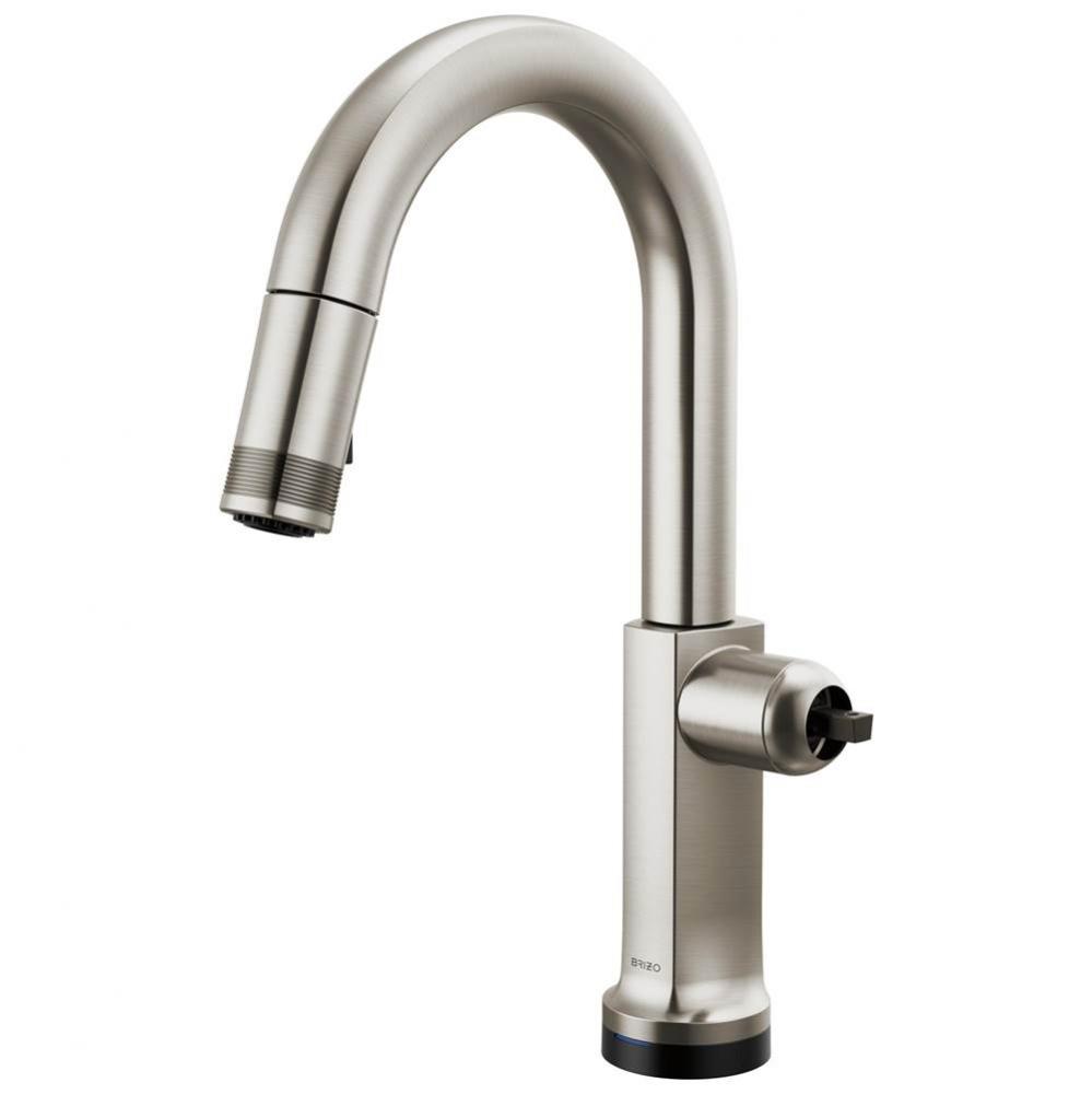 Kintsu® SmartTouch® Pull-Down Prep Faucet with Arc Spout - Less Handle