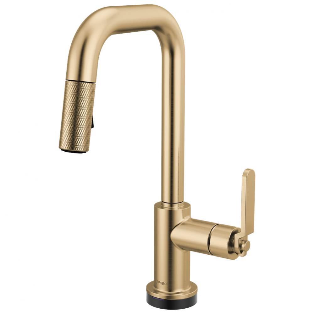 Litze® Smarttouch Pull-Down Prep Faucet with Square Spout - Industrial Handle