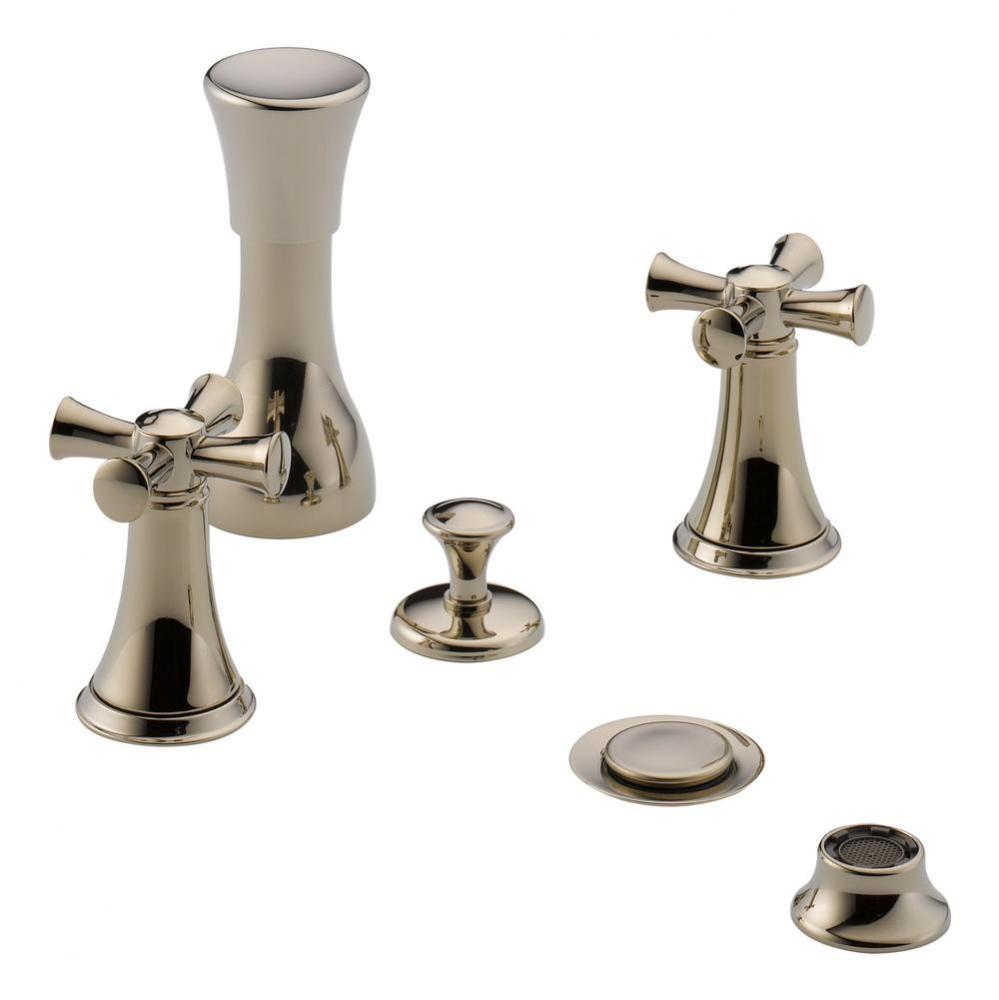 Baliza: 4-Hole Mount Bidet Faucet with Vacuum Breaker - Less Handles