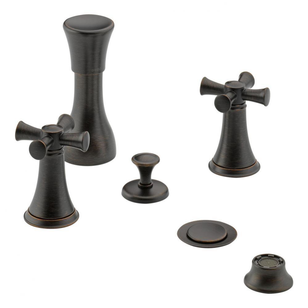 Baliza: 4-Hole Mount Bidet Faucet with Vacuum Breaker - Less Handles
