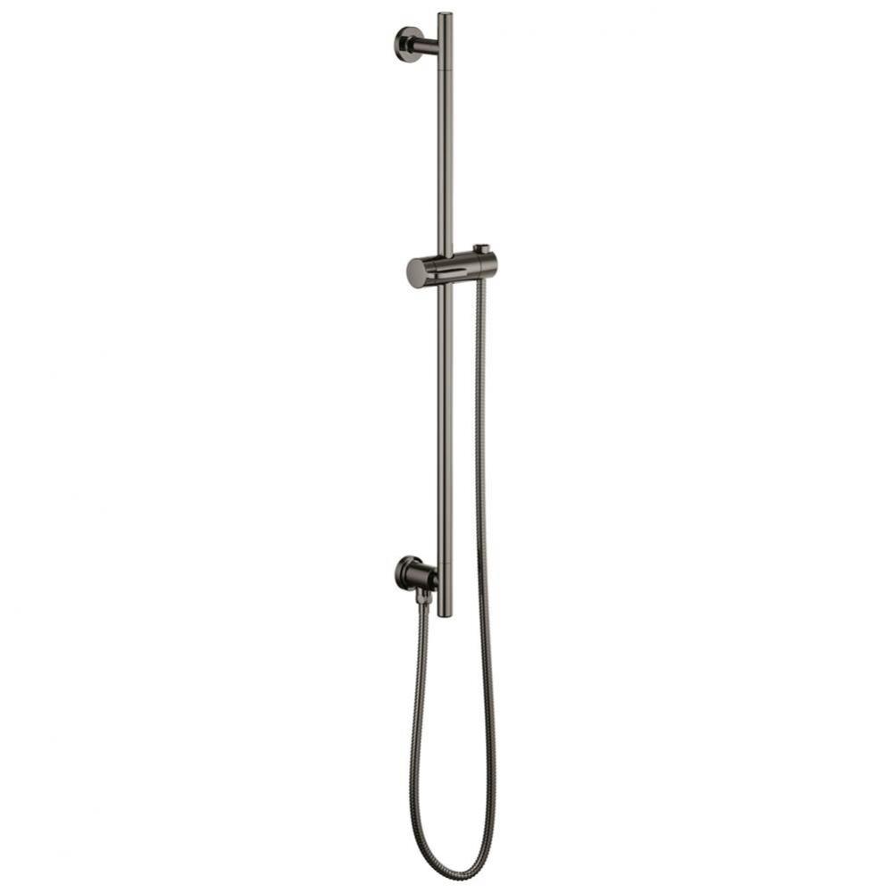 Universal Showering Linear Round Slide Bar With Hose