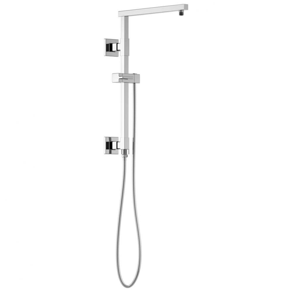 Universal Showering 18'' Linear Square Shower Column