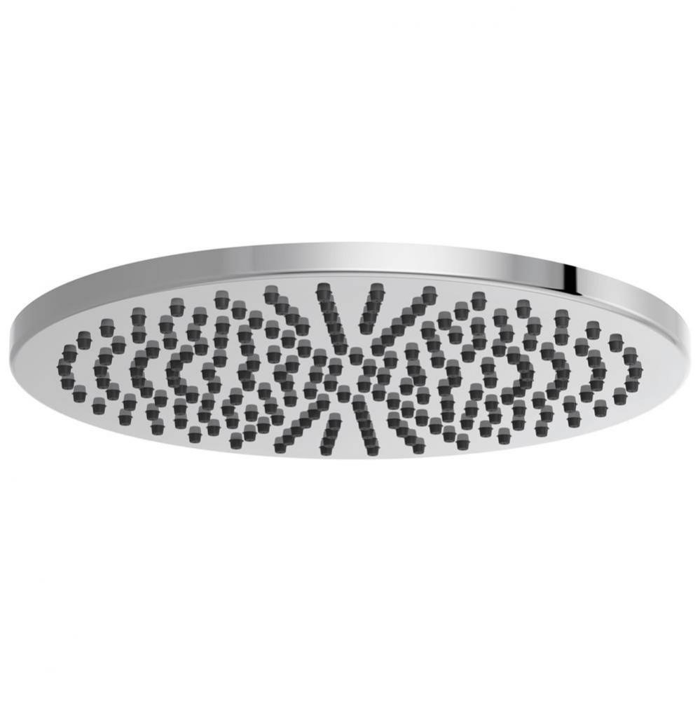 Universal Showering 12'' Linear Round Single-Function Raincan Shower Head - 2.5 GPM