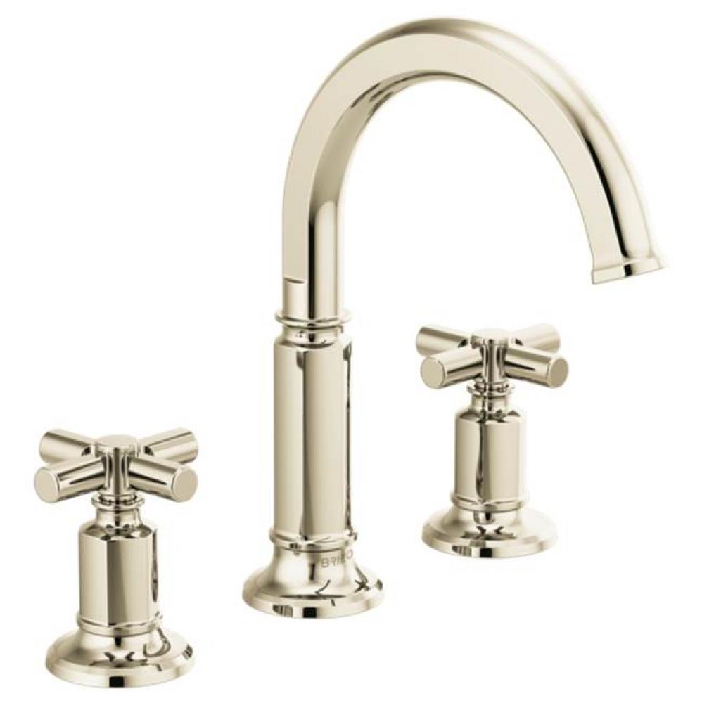 Invari® Widespread Lavatory Faucet with Arc Spout - Less Handles 1.2 GPM