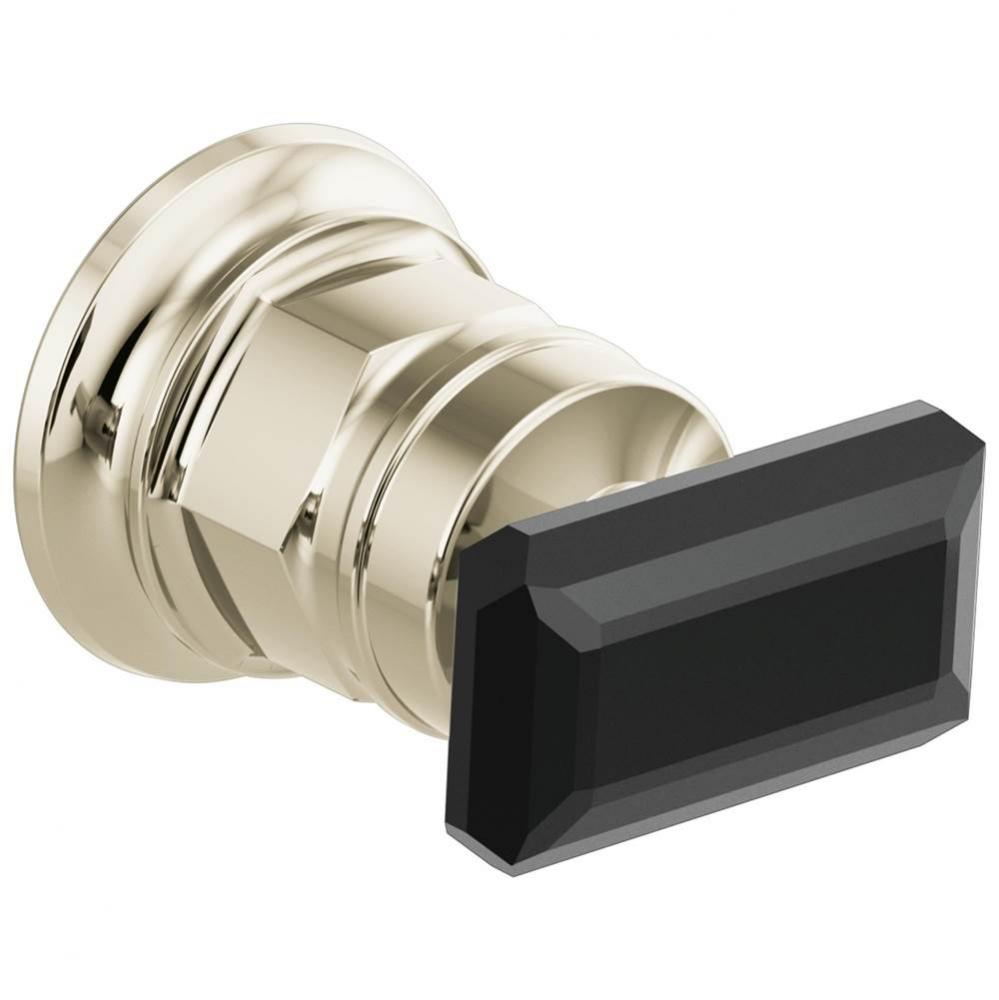 Invari® Wall Mount Lavatory Black Crystal Knob Handle Kit