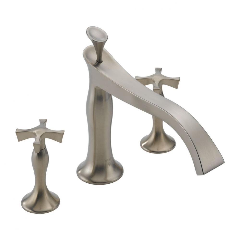 RSVP: Three Hole Roman Tub Trim - Less Handles