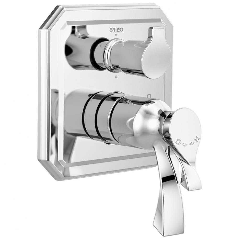 Virage® TempAssure Thermostatic Valve with Integrated 6-Function Diverter Trim