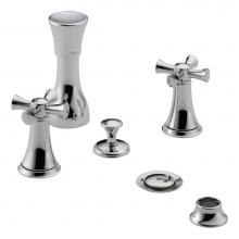 Brizo 68405-PCLHP - Baliza: 4-Hole Mount Bidet Faucet with Vacuum Breaker - Less Handles